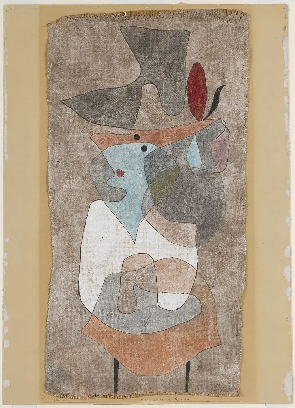 Hat, Lady and Little Table Paul Klee